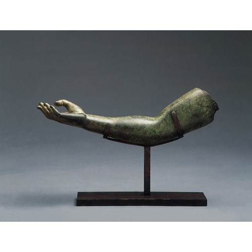 An Ancient Roman Bronze Fragment of an Arm